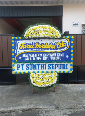 Papan Bunga Duka di Kesenden